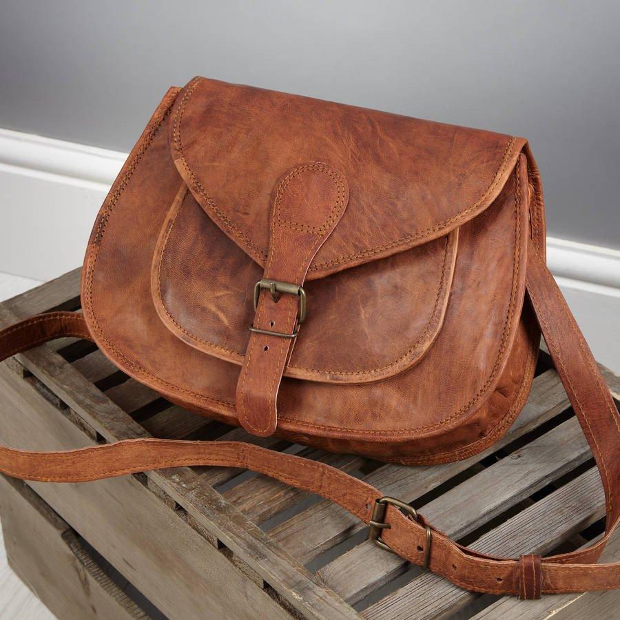 leather sling bag women's