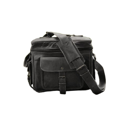 Craftshades Leather Camera Bag black - CraftShades camera bag