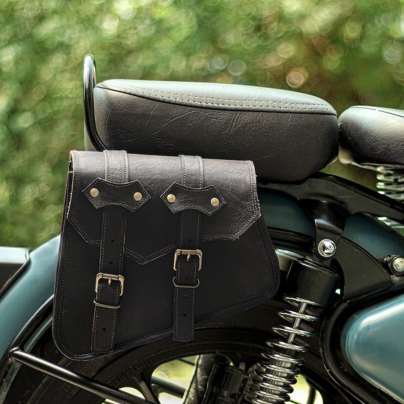 Motorcycle leather 2025 saddlebags for sale