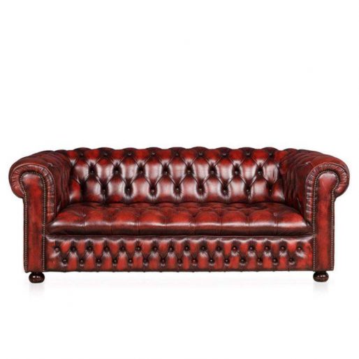 mygingerbreadhouse: “ reworked leather Chesterfield sofa by Fun Makes Good  ”