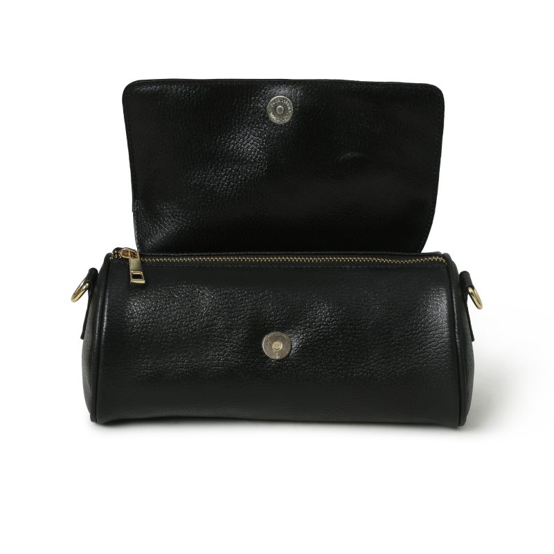 Buffalo Leather woman clutch bag (Black) - Image 5