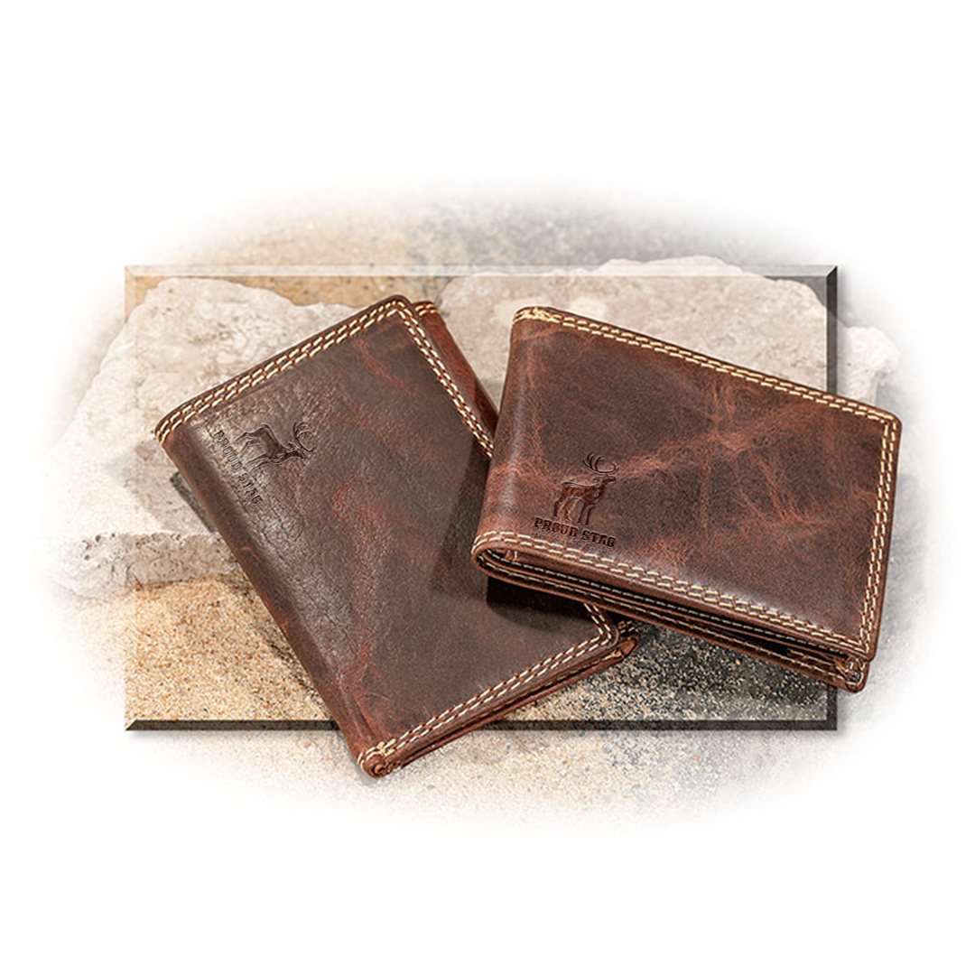 Handmade Buffalo Distressed Leather Wallet