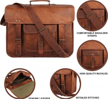 Men's Leather Messenger Bag 2246 – CORKADIA