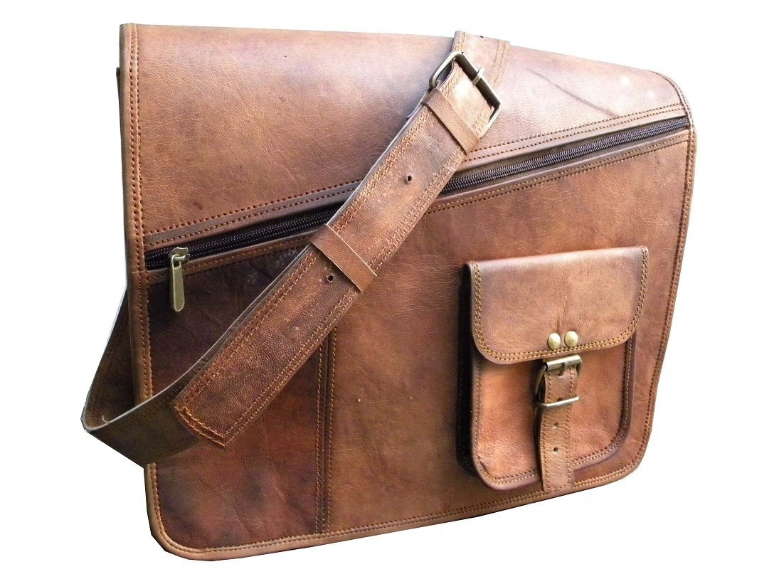 Mens Shoulder Bags Man Genuine Leather Briefcases Designer Handbag